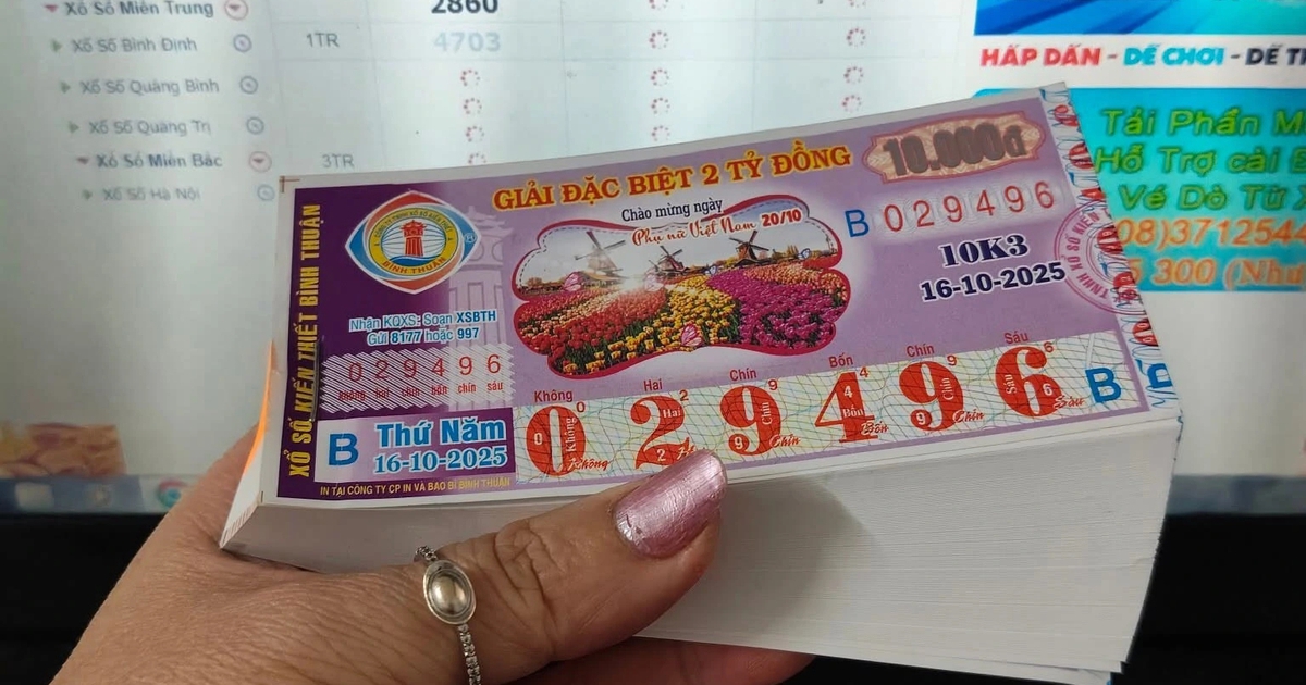 Xổ số miền Nam ng&agrave;y 16 th&aacute;ng 10: Đại l&yacute; TP.HCM đổi thưởng 140 tờ tr&uacute;ng số