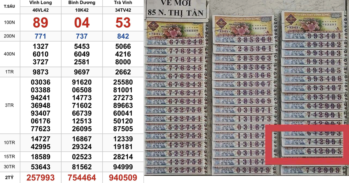 Cọc v&eacute; tr&uacute;ng lớn xổ số miền Nam ng&agrave;y 17 th&aacute;ng 10 vừa lộ diện ở TP.HCM