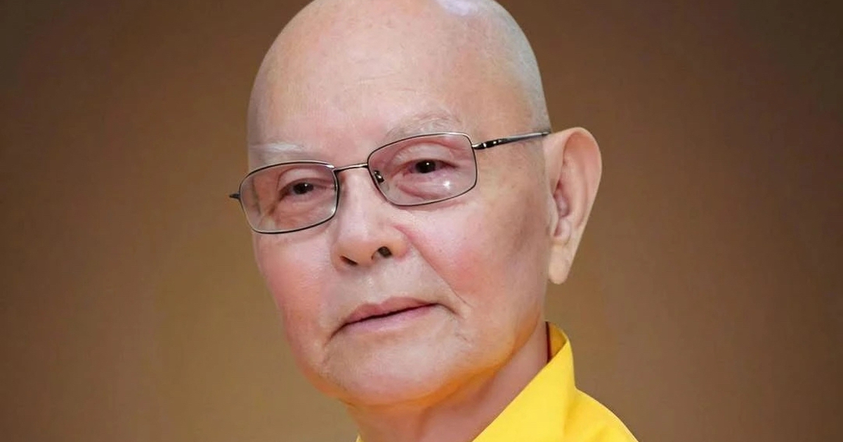 Trưởng l&atilde;o h&ograve;a thượng Th&iacute;ch Từ Th&ocirc;ng - th&agrave;nh vi&ecirc;n Hội đồng Chứng minh GHPGVN vi&ecirc;n tịch