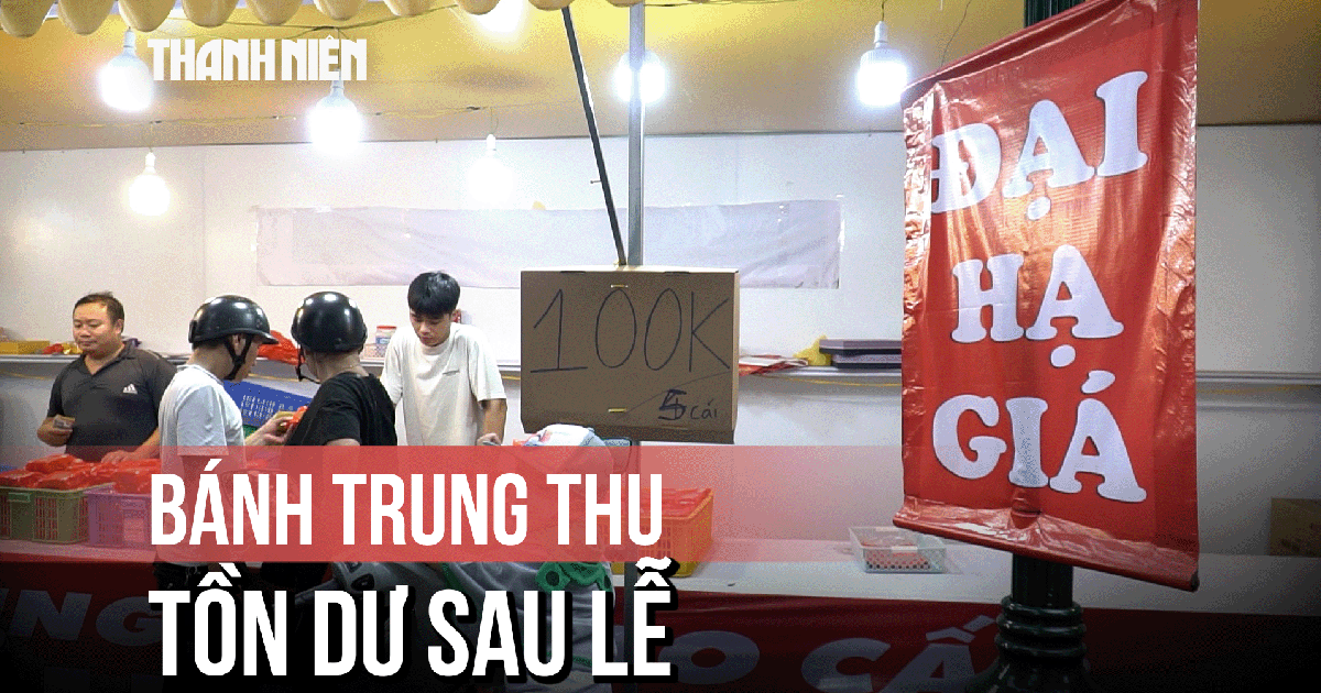 Vì sao các quầy bánh vẫn chưa thể dọn đi dù Trung thu đã qua 2 tuần?