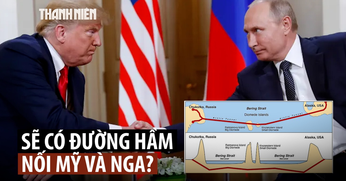 Ông Trump 'thú vị' về ý tưởng đường hầm nối liền Mỹ - Nga