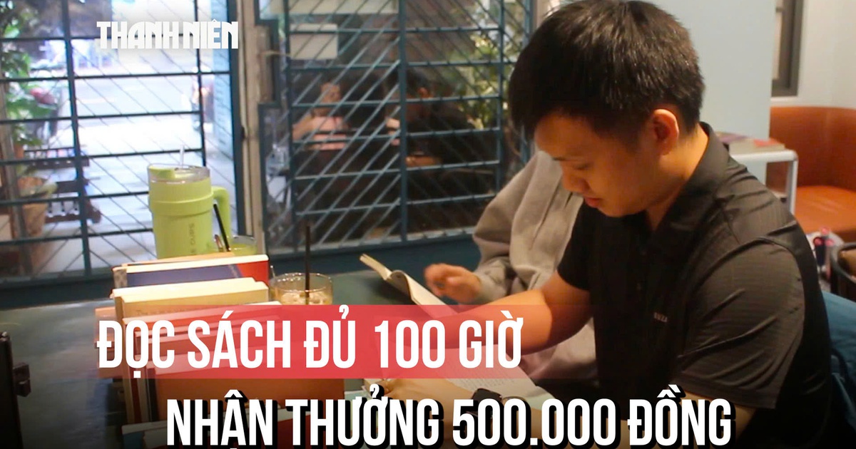 Quán cà phê TP.HCM 'trả thưởng' 500.000 đồng cho người mê đọc sách