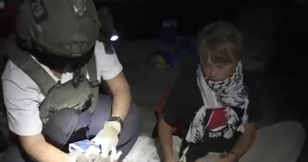 Israel chặn thuyền chở h&agrave;ng viện trợ Gaza, bắt nh&agrave; hoạt động nổi tiếng