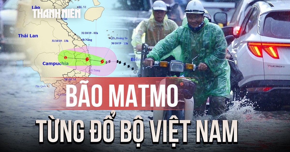 Bão Matmo liên tục mạnh lên khi vào Biển Đông, từng đổ bộ Việt Nam năm 2019