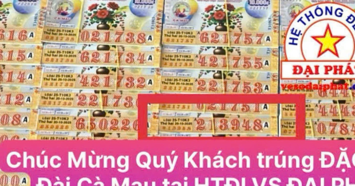 TP.HCM: 14 tờ tr&uacute;ng 28 tỉ xổ số miền Nam ng&agrave;y 20 th&aacute;ng 10 vừa lộ diện