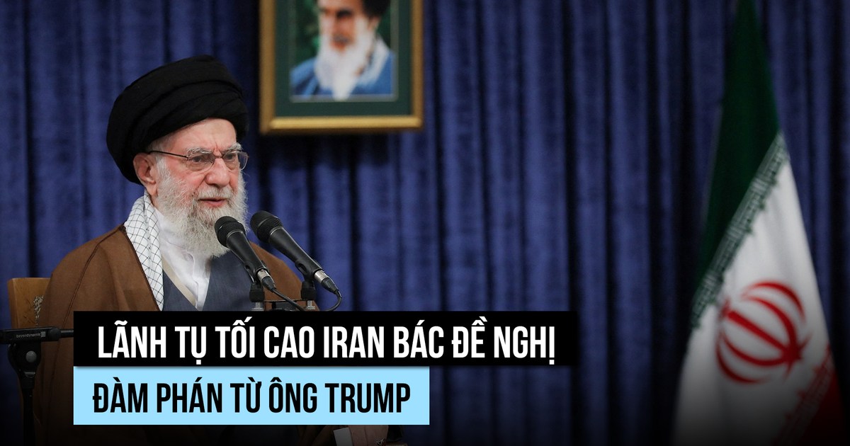 Lãnh tụ tối cao Iran chế giễu tuyên bố của ông Trump