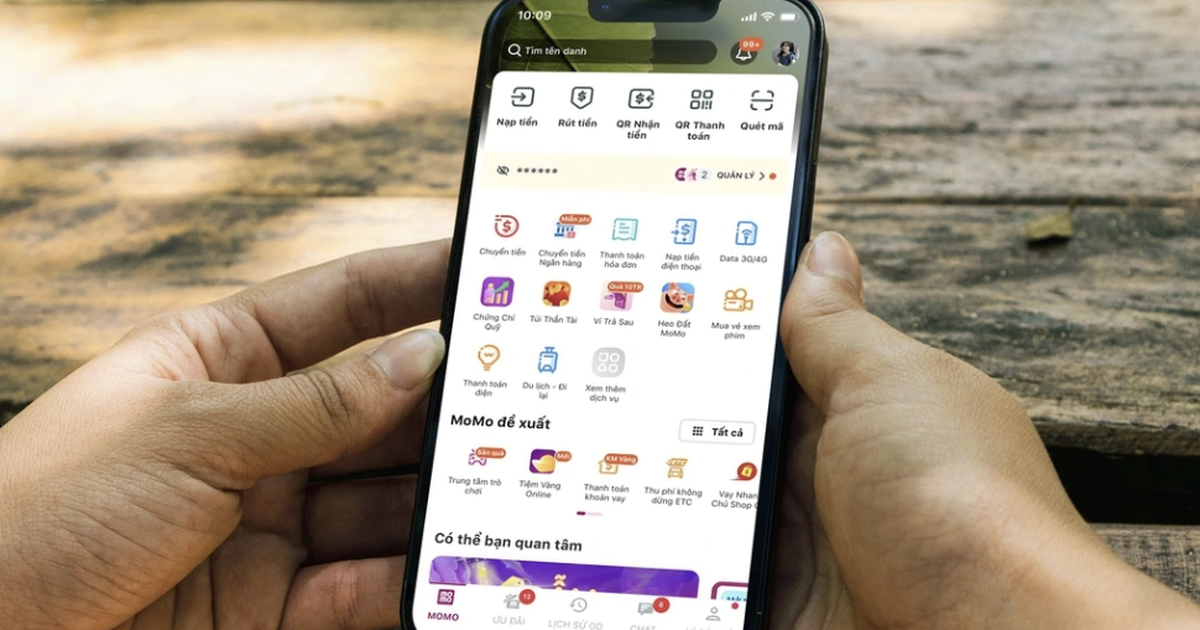 MoMo triển khai tính năng nhận tiền từ ngân hàng qua số điện thoại