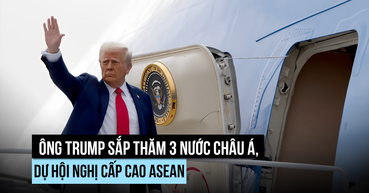 Ông Trump sẽ dự Hội nghị cấp cao ASEAN trong chuyến công du châu Á