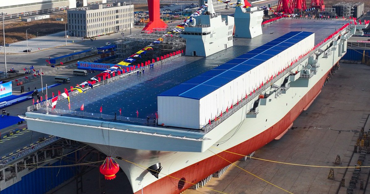 T&agrave;u đổ bộ Trung Quốc ho&agrave;n tất thử nghiệm hệ thống ph&oacute;ng UAV?