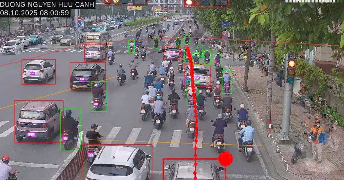 Danh s&aacute;ch lỗi vi phạm camera AI đường Nguyễn Hữu Cảnh &#039;soi&#039;: T&agrave;i xế kh&ocirc;ng ngờ
