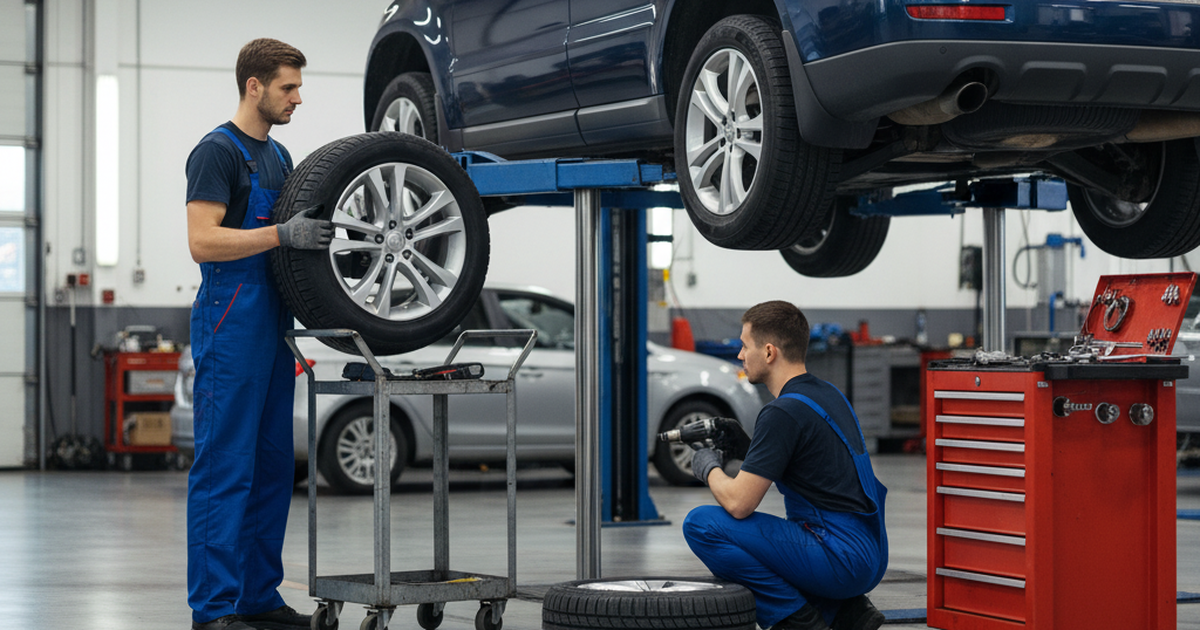 Đảo lốp ô tô dẫn động bốn bánh cần chú ý gì?