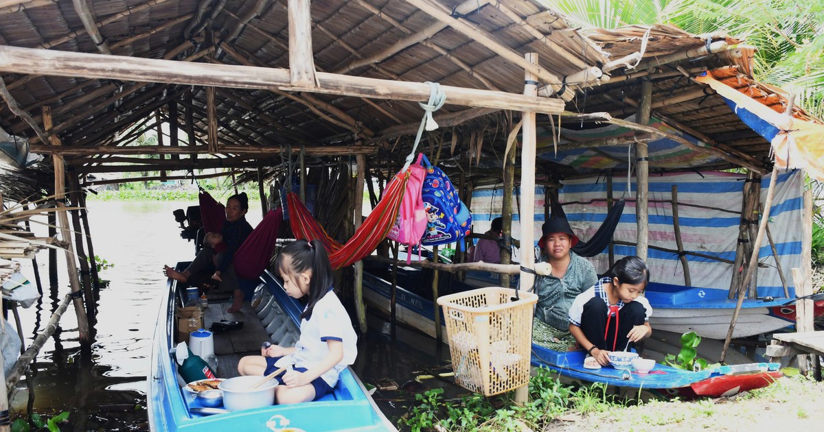 Gian nan đường đến trường bằng vỏ l&atilde;i của học sinh miền T&acirc;y