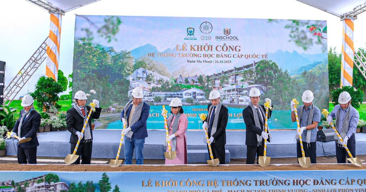 Khởi c&ocirc;ng hệ thống trường học đạt chuẩn quốc tế tại Đắk Lắk