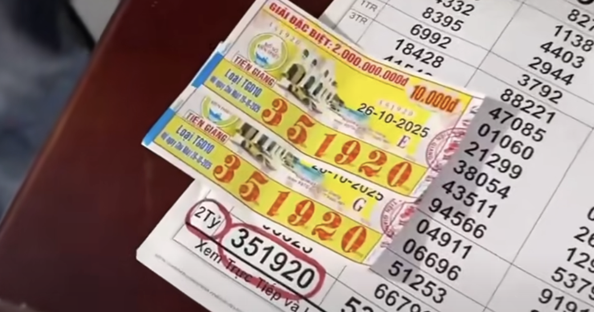 &#039;20.000 đồng đổi 4 tỉ&#039;: Người đ&agrave;n &ocirc;ng bất ngờ tr&uacute;ng độc đắc xổ số miền Nam