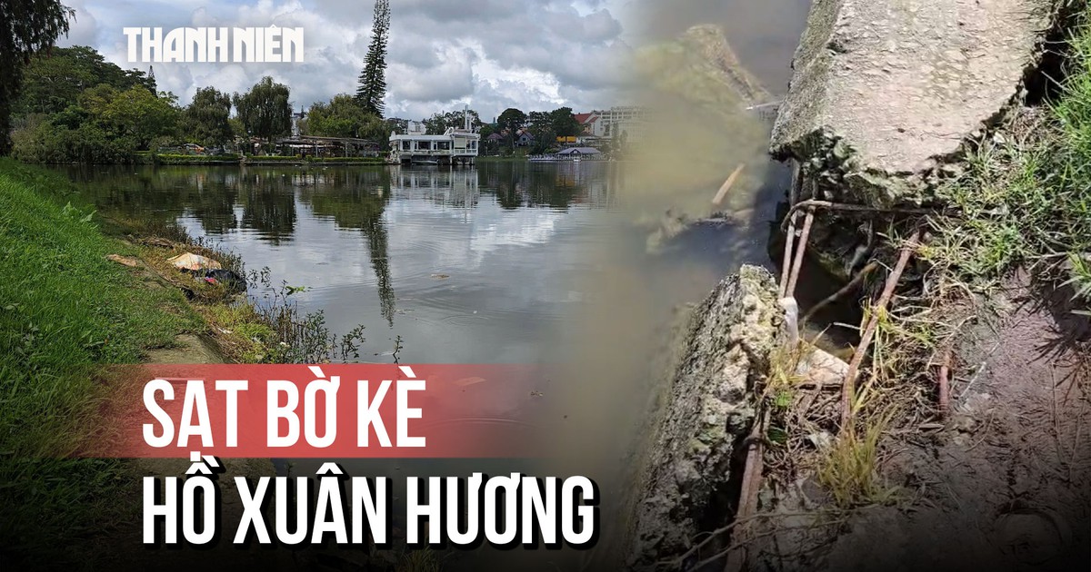 Sạt trượt ta luy, bờ kè quanh hồ Xuân Hương Đà Lạt