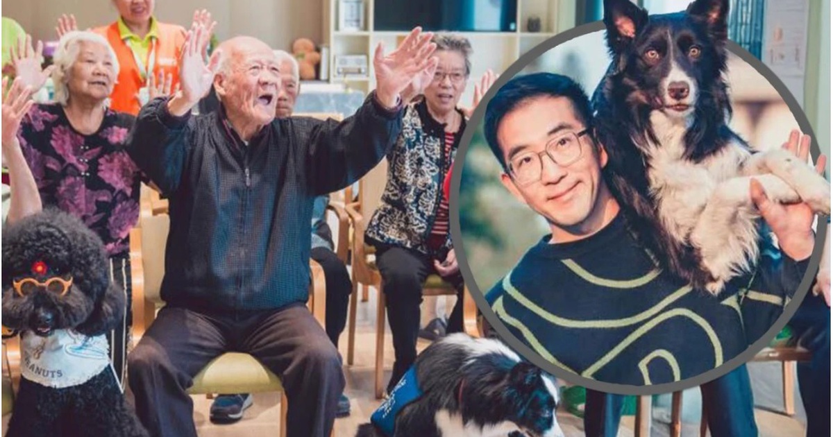 Bỏ c&ocirc;ng việc tốt để th&agrave;nh &#039;cha đẻ ch&oacute; trị liệu&#039; gi&uacute;p người tự kỷ, trầm cảm