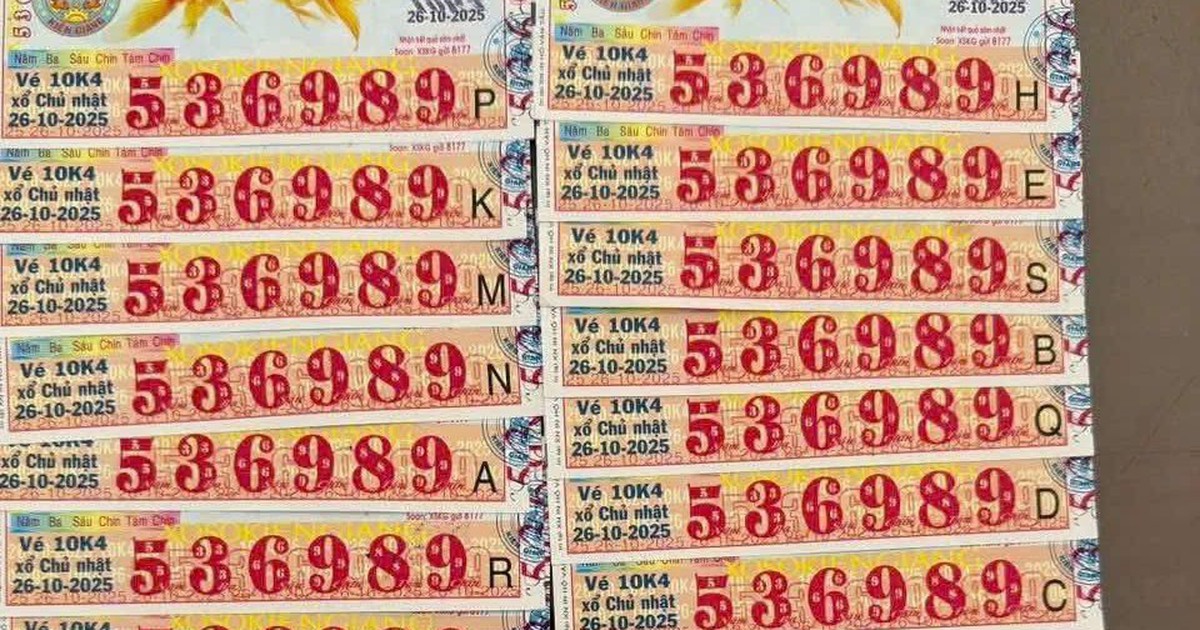 Kh&aacute;ch tr&uacute;ng độc đắc 16 tờ xổ số miền Nam, đại l&yacute; đổi thưởng h&agrave;ng chục tỉ