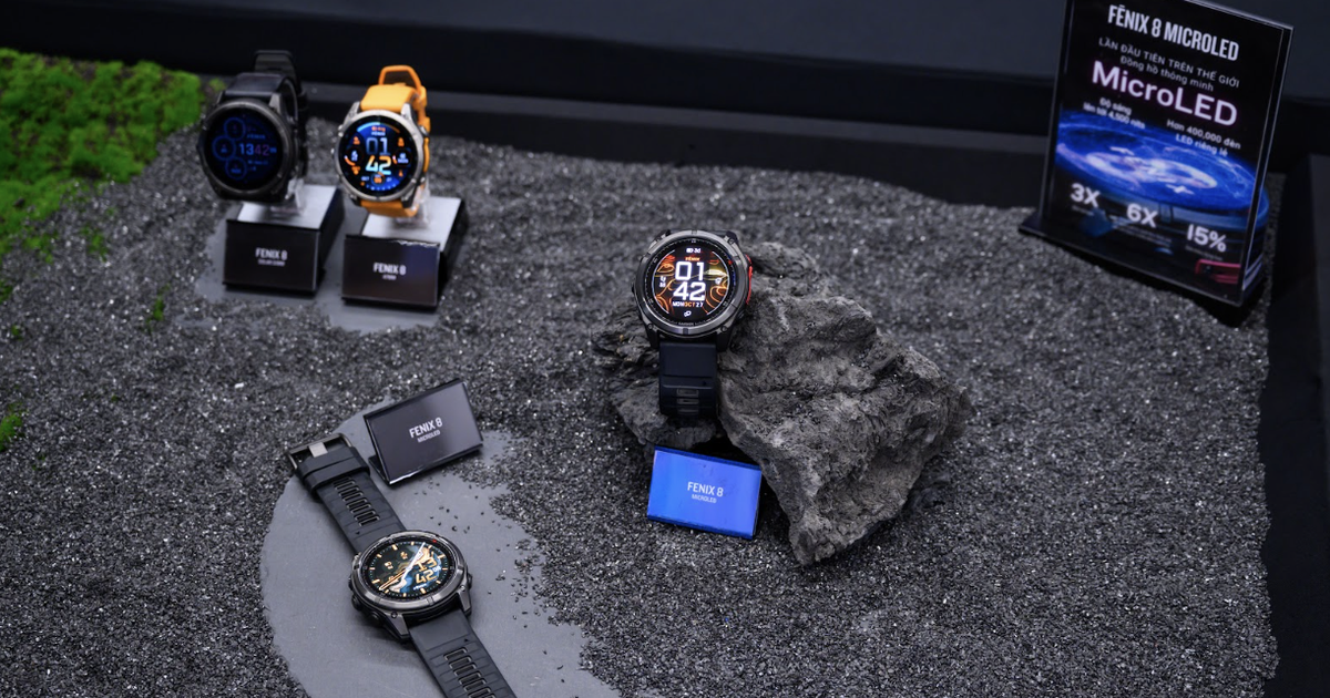 Garmin fēnix 8 MicroLED - bước tiến công nghệ cho người yêu vận động
