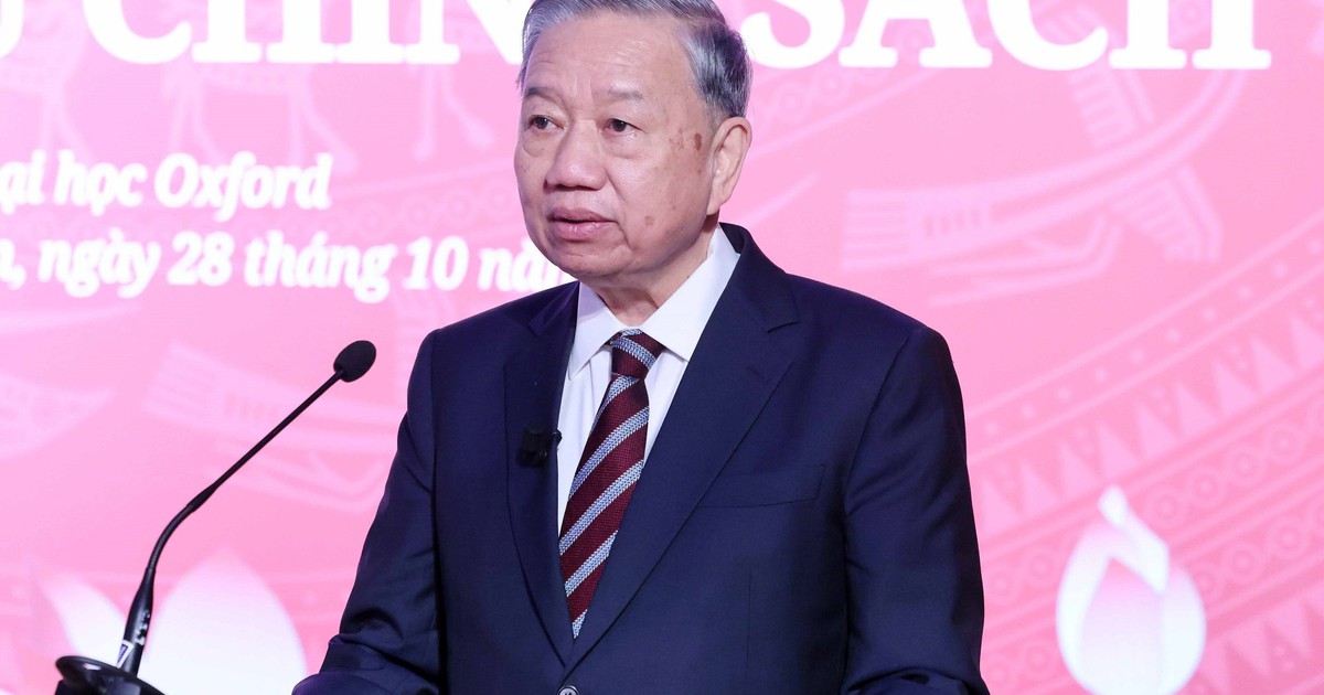 Tổng Bí thư Tô Lâm phát biểu chính sách tại Đại học Oxford