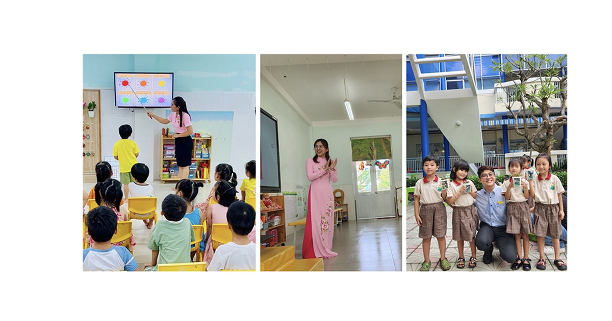 Khi gi&aacute;o vi&ecirc;n mầm non học tiếng Anh