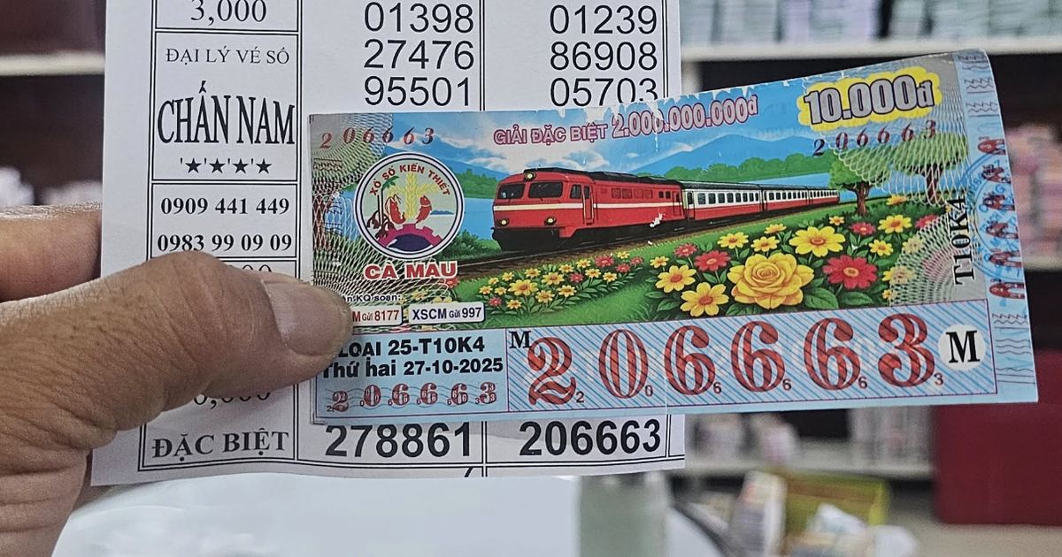 Ch&agrave;ng trai 20 tuổi tr&uacute;ng độc đắc xổ số miền Nam, giấu gia đ&igrave;nh tin vui