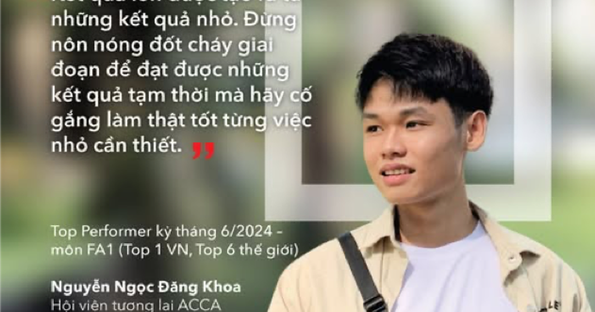 Học cao đẳng vẫn đủ tr&igrave;nh độ thi lấy chứng chỉ ACCA của Anh