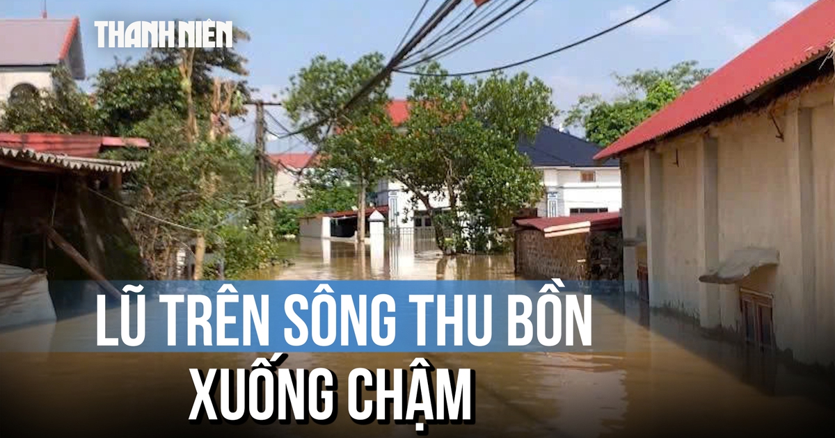 Cập nhật: Lũ trên sông Thu Bồn xuống chậm, vẫn ở mức báo động 3