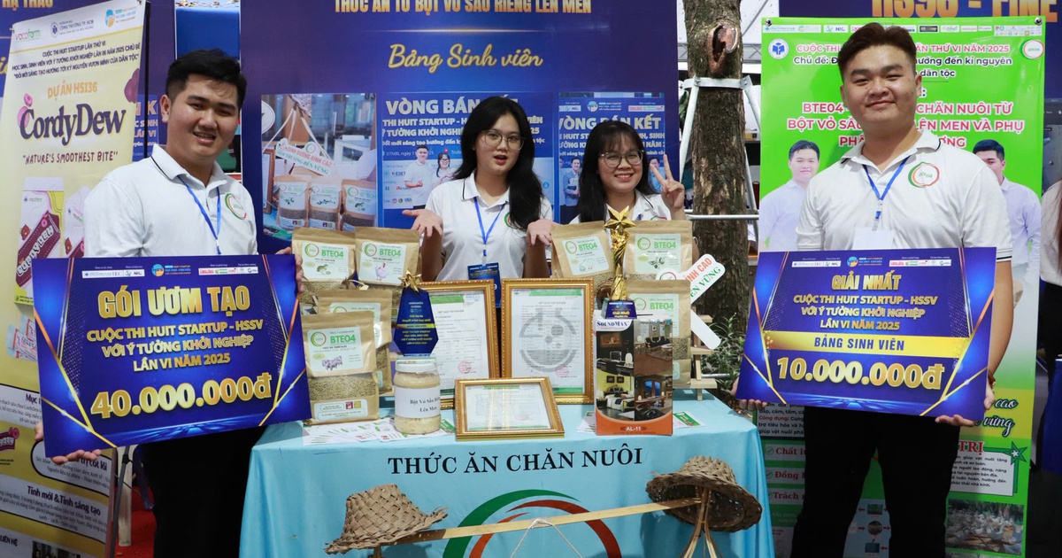 Vỏ sầu ri&ecirc;ng bỏ đi được 'hồi sinh' th&agrave;nh thức ăn nu&ocirc;i vịt