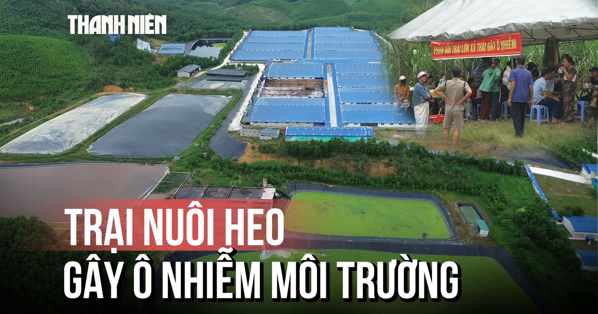 Thanh Hóa: Người dân dựng rạp phản đối trại heo gây ô nhiễm