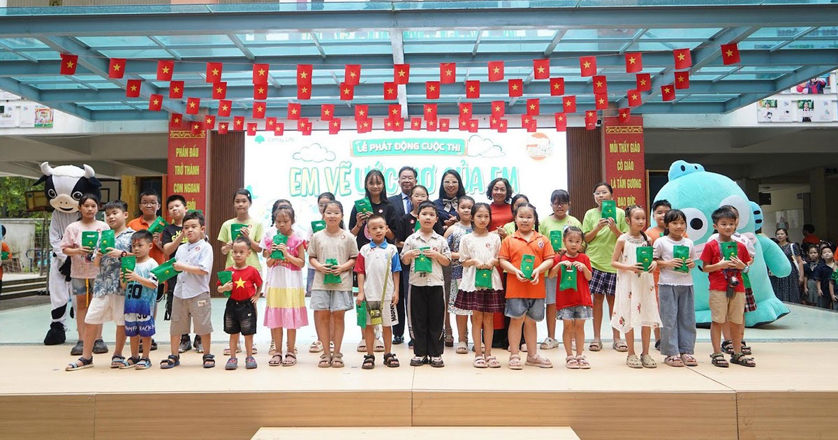 Khởi động Cuộc thi Vẽ tranh Cathay &#039;Em vẽ ước mơ của em&#039; lần thứ 17