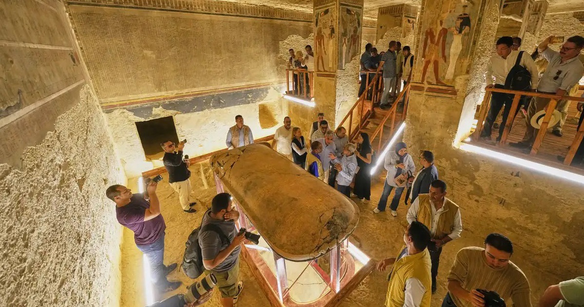 Mở cửa lăng mộ pharaoh ở Thung lũng c&aacute;c vị vua sau 20 năm