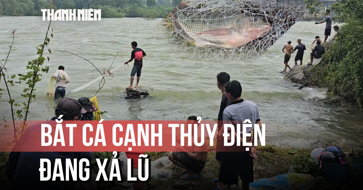 Thủy điện Trị An đang xả lũ, vẫn liều lĩnh mang chài lưới chờ bắt cá 'khủng'
