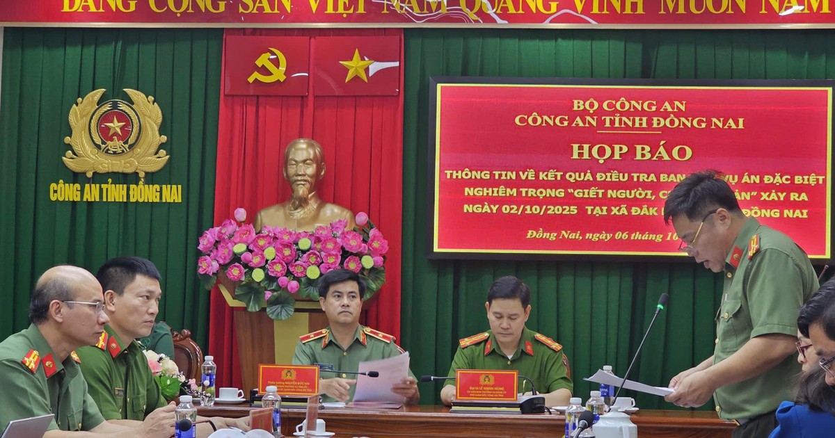 [CẬP NHẬT] Công an Đồng Nai khởi tố, bắt giam nghi phạm giết 3 người