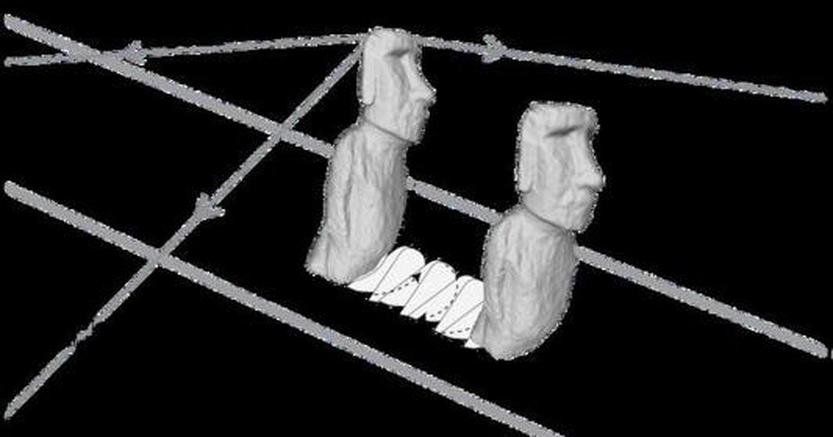 Giải m&atilde; c&aacute;ch dựng những pho tượng đầu người khổng lồ tr&ecirc;n đảo Phục Sinh