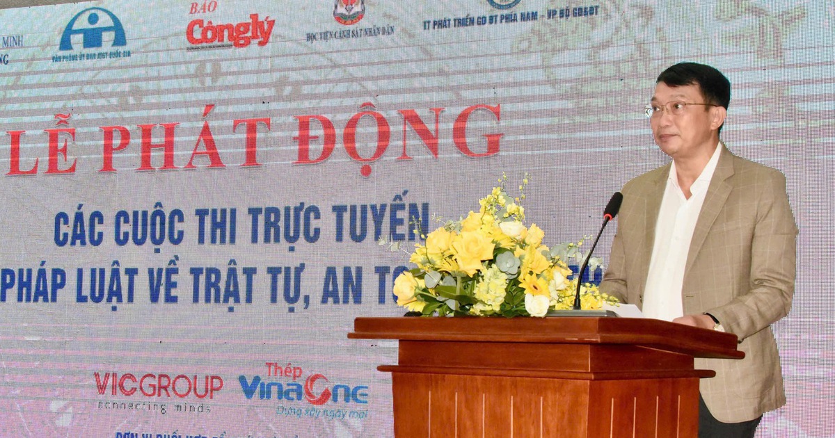 Lan tỏa văn h&oacute;a giao th&ocirc;ng thời đại số qua cuộc thi trực tuyến