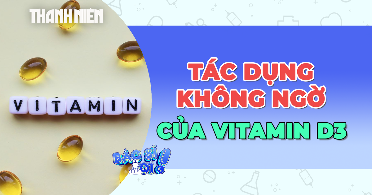 Tác dụng không ngờ của vitamin D3 đến tim mạch