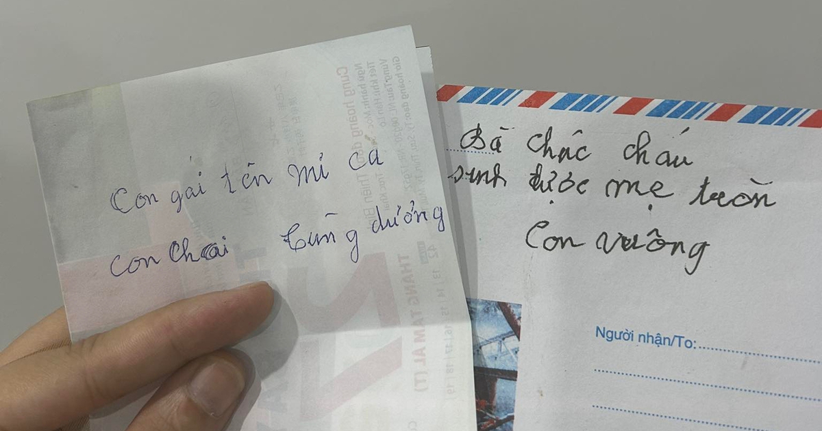 Phong bì mừng chắt của cụ bà U.100: Nét chữ run run khiến cháu gái rưng rưng