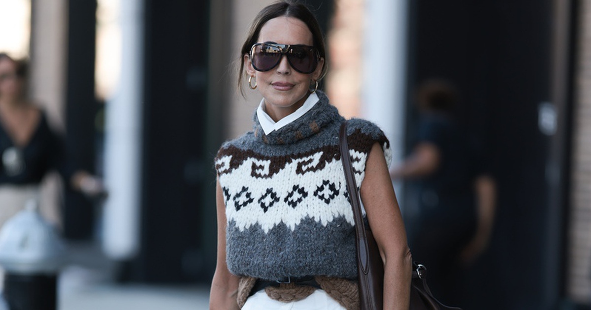 Áo len không tay, mặc đi làm đi chơi đều đẹp