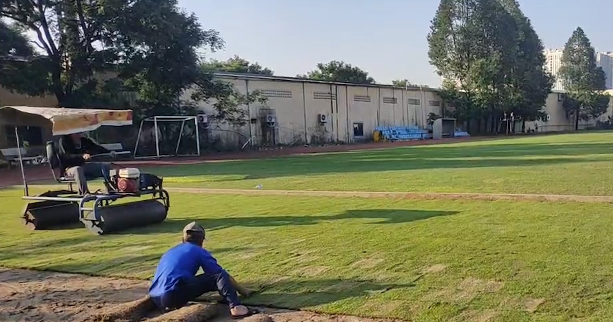 Sân phụ Mỹ Đình được thử nghiệm trồng loại cỏ cực mới, đại tu mặt sân chính đầu năm 2026