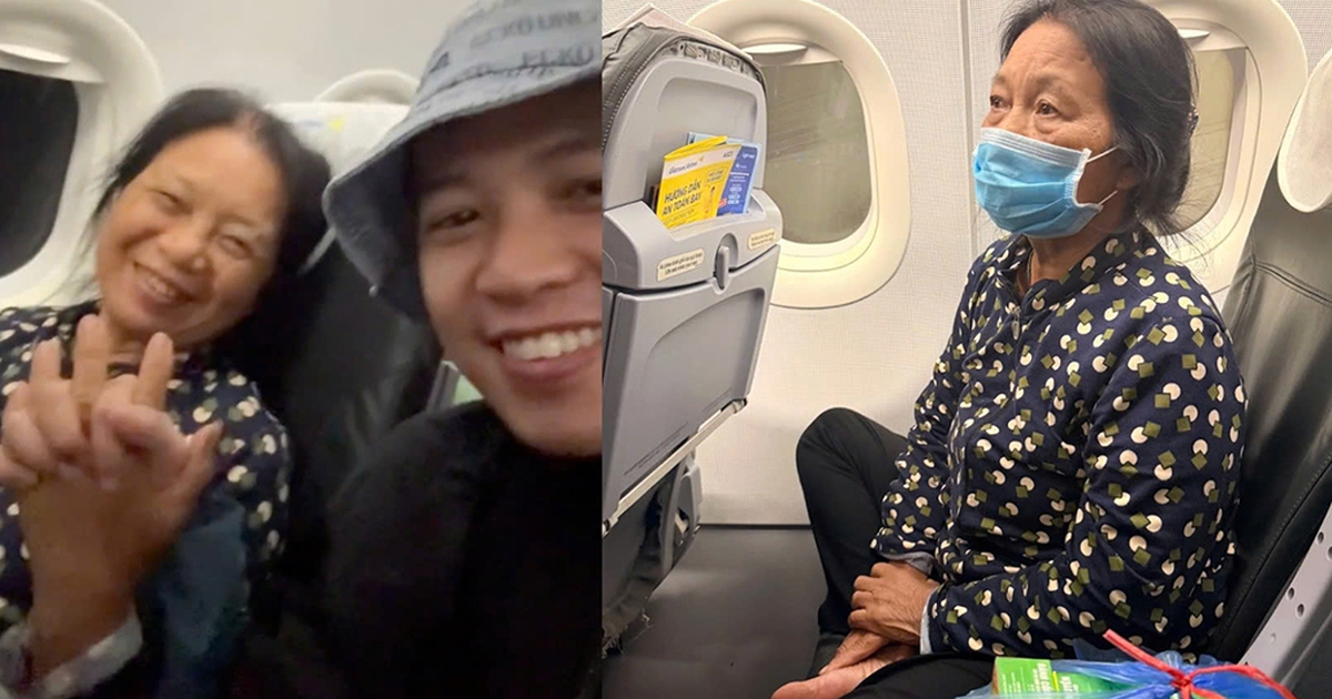 Chuyến bay đầu đời của người mẹ n&ocirc;ng d&acirc;n