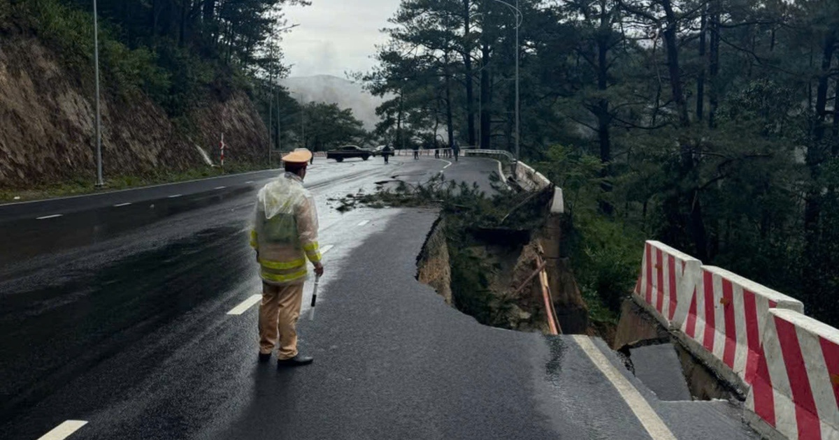 Cấm lưu thông qua đèo Prenn từ 10 giờ ngày 17.11