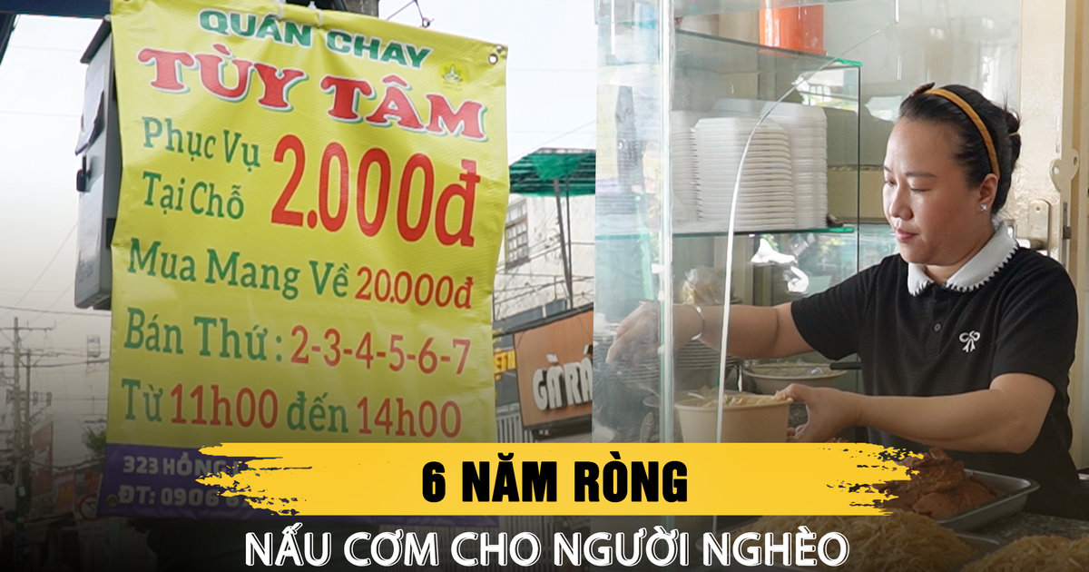 Người phụ nữ 6 năm nấu cơm 2.000 đồng cho người nghèo: ‘Mình trả ơn cuộc đời’