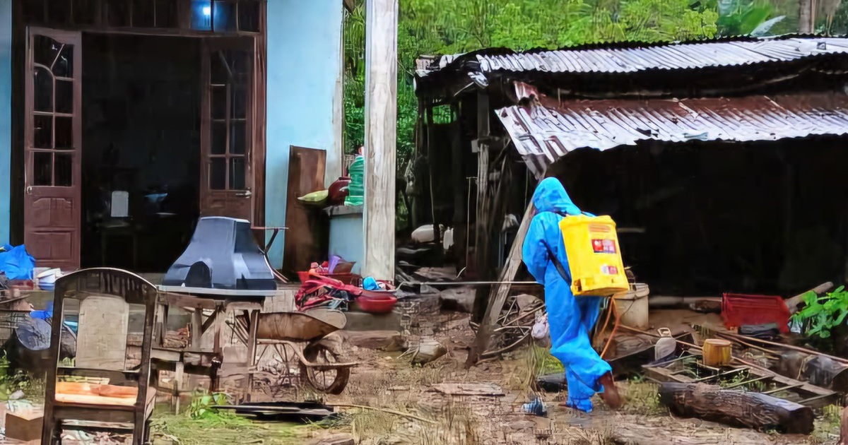 Sau lũ lịch sử, chủ động ngăn ngừa dịch bệnh