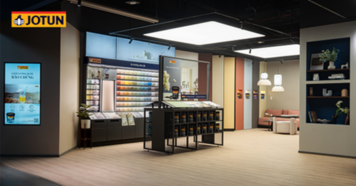Jotun ra mắt mô hình cửa hàng sơn hiện đại, tôn vinh màu sắc và chất liệu
