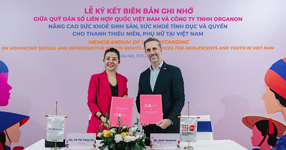 Organon cùng Quỹ Dân số LHQ tại Việt Nam hành động vì sức khỏe sinh sản
