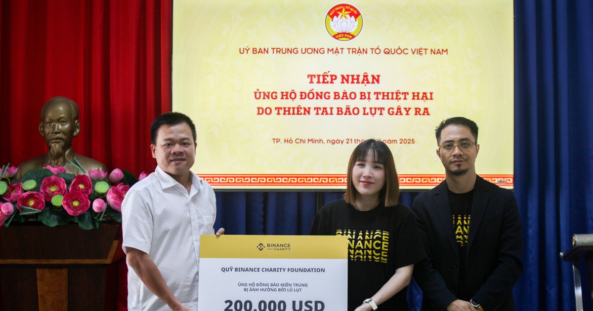 Binance Charity ủng hộ hơn 5,2 tỉ đồng giúp miền Trung khắc phục bão lũ