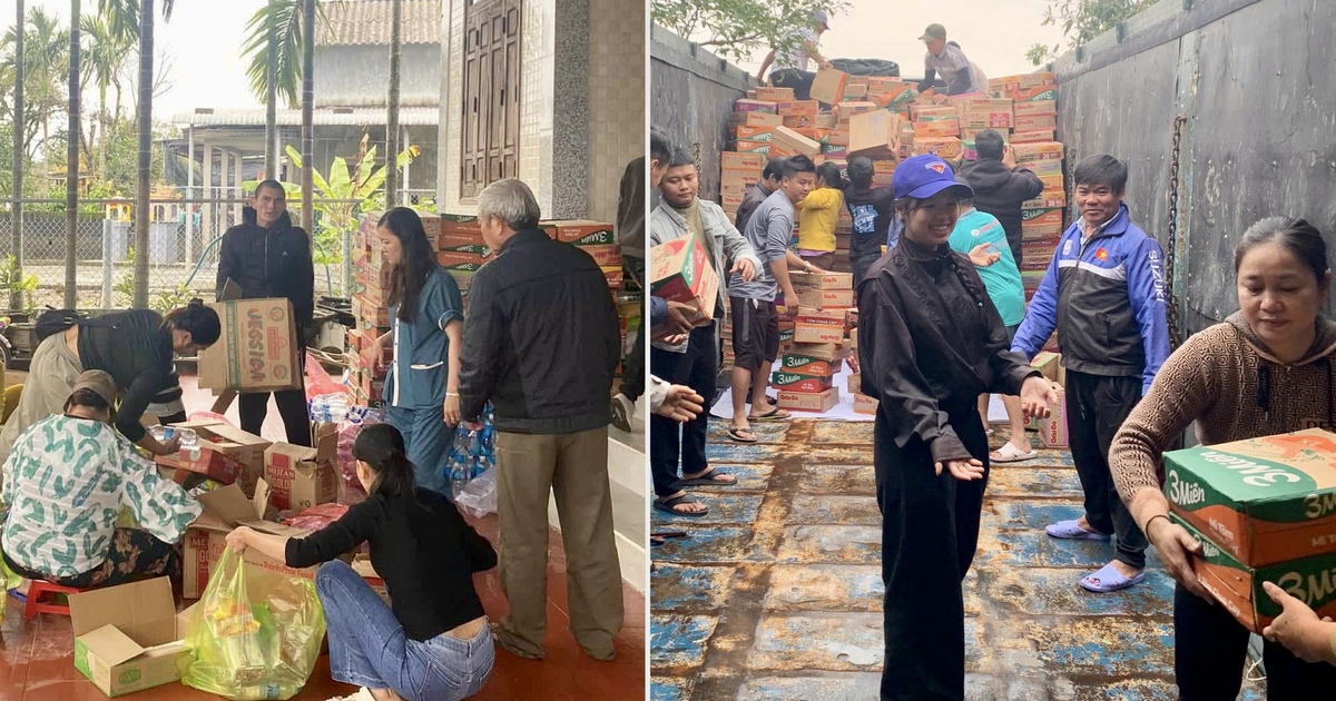 Sau 4 trận lũ trong 1 th&aacute;ng, người Huế gom qu&agrave; cứu trợ Đắk Lắk