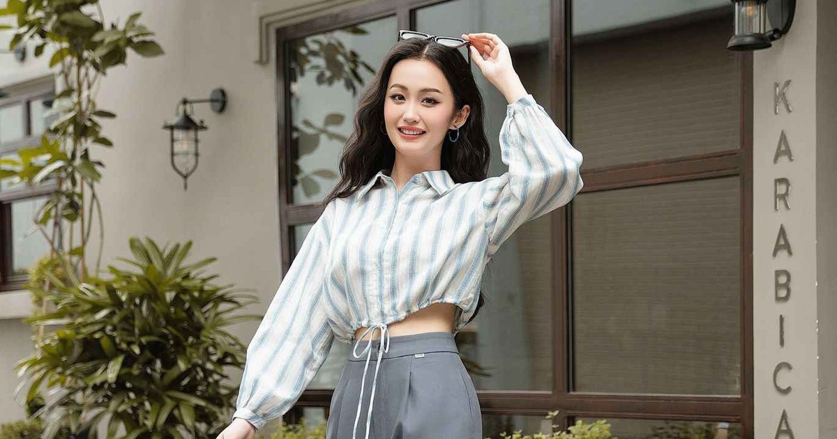 Áo sơ mi phối quần baggy, vẻ đẹp chuẩn công sở cho các quý cô