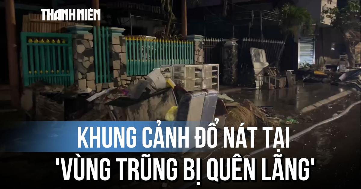 Khung cảnh lạnh lẽo tại Sơn Hòa: Người dân cố bới móc tìm đồ trong đống đổ nát