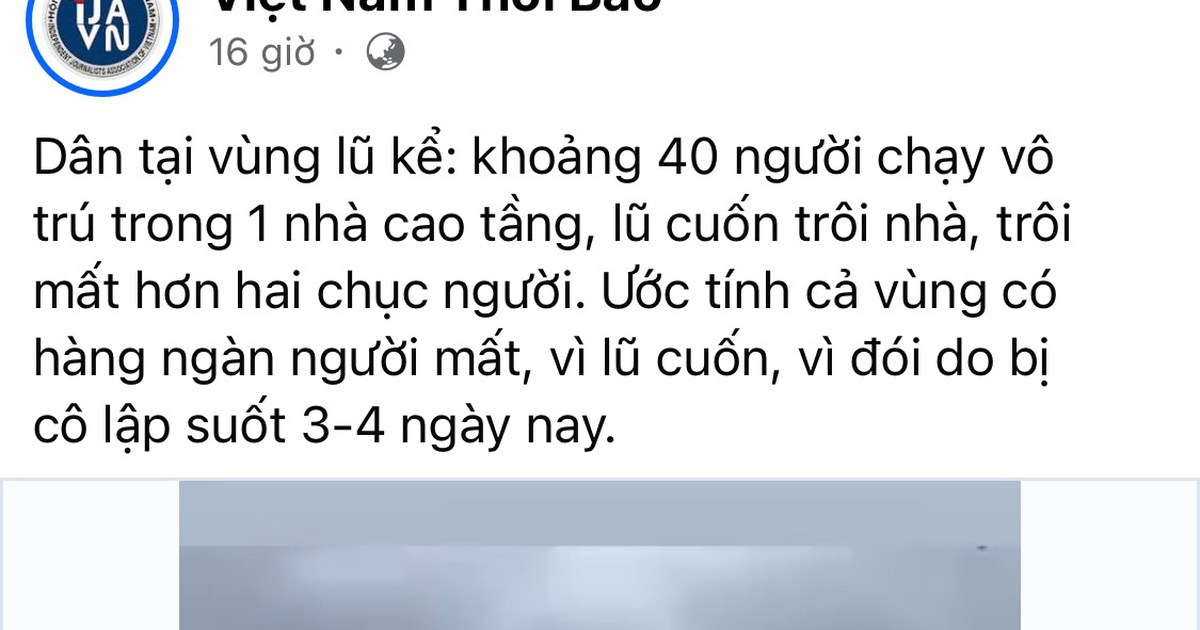 'H&agrave;ng ng&agrave;n người chết do lũ' ở Đắk Lắk l&agrave; tin đồn sai sự thật